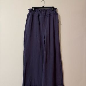 Free People Wide Leg Pants in Dark Blue